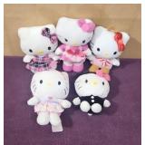 (5) Hello Kitty Plush Toys