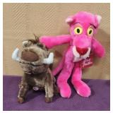 Pink Panther & Pumbaa Characters