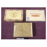 (3) Vintage Cigar Boxes