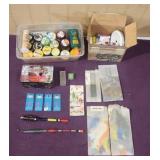 Assorted Lures, Baits & Fly Tying Gear