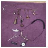 Stringers Loaded with Bells, Fisherman's Necklace