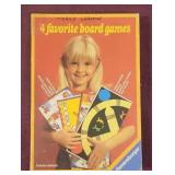 4 Favorite Board Games by Ravensburger 1987