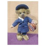 Pickford Brass Button Bears- Baxter, on a Stand