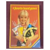 4 Favorite Board Games by Ravensburger 1987