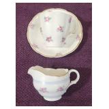 Tea Cup, Saucer, Jason Bone China & Creamer,