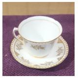 Salisbury Crown China Teacup & Saucer, England