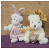 Russ Berrie 'Babette' Rabbit & 'Heart Throbs'