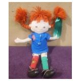 Vtg Pippi Longstockings Sock Doll 13'