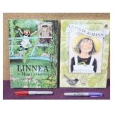 (2) 'Linnea's' Kids Books, Almanac & Monet's