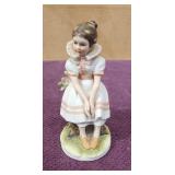 Lefton Becky Thatcher Bisque Figurine KW844 6'