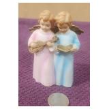 Art Plastics Singing Angels Figurine, 60s,