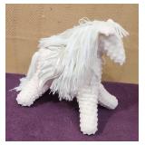 Winged Plush Horse Rag Doll with Yarn Mane