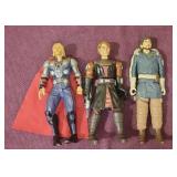 (3) Action Figures, Thor & 2 From Star Wars