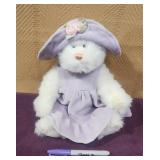 Unipak White Teddy in a Lavender Dress/Hat, Fully