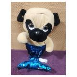 Ideal Toys Direct Mermaid Pug Sequin Plush 14'