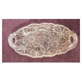 Indiana Glass Lily Pons Clear  Glass Pickle