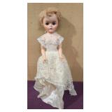 23' Wedding Doll, Vinyl, Sleepy Eyes, Plastic