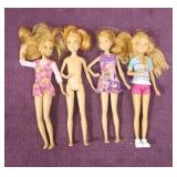 (4) Barbie's Younger Sisters Stacie & Chelsea