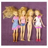 (4) Barbie's Younger Sisters Stacie & Chelsea