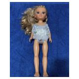 17 in. Famosa Plastic Doll