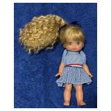 Vintage 1990 7 in. Mattel Soft-Plastic Doll
