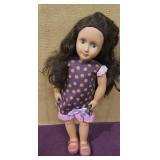 Our Generation 18' Fashion Hard Vinyl Doll Mfd by
