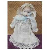 Vtg 7' House Of Global Art Porcelain Baby Doll