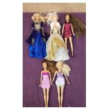 (5) Mattel 90s-2000s Barbie Dolls
