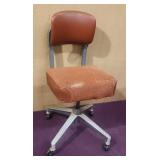 Padded Metal Desk Chair