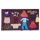 (3) Gal Zip-Lock Bags of (7ish) Doll Outfits