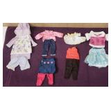 (4) Gal Zip-Lock Bags of (5) Doll Outfits