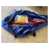 REC League 4-Person Badminton Set Complete w/Net,