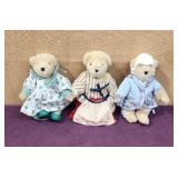 (3) Muffy Vanderbear 8' Plush Bears