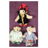 (3) Muffy Vanderbear 8' Plush Bears