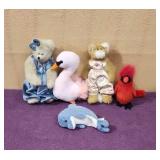 (5) TY Beanie Babies and Stuffies