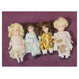 (4) Vtg Marie Osmond Porc. Dolls 5-6'