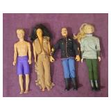 Assortment of 12' Ken Dolls, GI Joe & Legolas