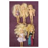 Mattel Barbie Club Chelsea and Friends Dolls 5'