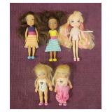 (2) Mattel L'il PJ Sparkles, (3) MGA Ent. Mini