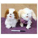 Pair of FurReal Friends Electronic Walking Dogs