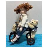 Geppeddo Molly with Bike and Bear Dolls