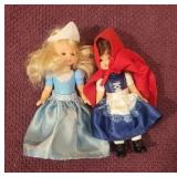 (2) Alexander Doll Co 4.5' Dolls
