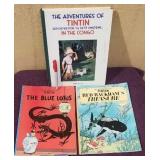 (3) 'Adventures of Tintin' Books