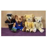 Assorted 11'-13' Plush Bears, Some W/Tags, Some