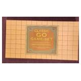 Classic 'Go' Game-Set, Solid Wood Game Cabinet
