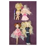(4) Assorted Dolls, Bratz Baby Babyz Cloe Doll,