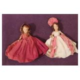 (2) Storybook Dolls by Nancy Ann 7' 40s