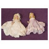 (2) Storybook Dolls by Nancy Ann 7' 40s June &