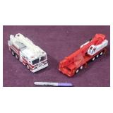 50T Crane & Fire Truck