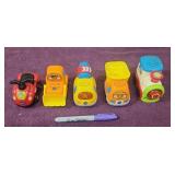 (5) VTech Go! Go! Smart Wheels Motorized Toys
